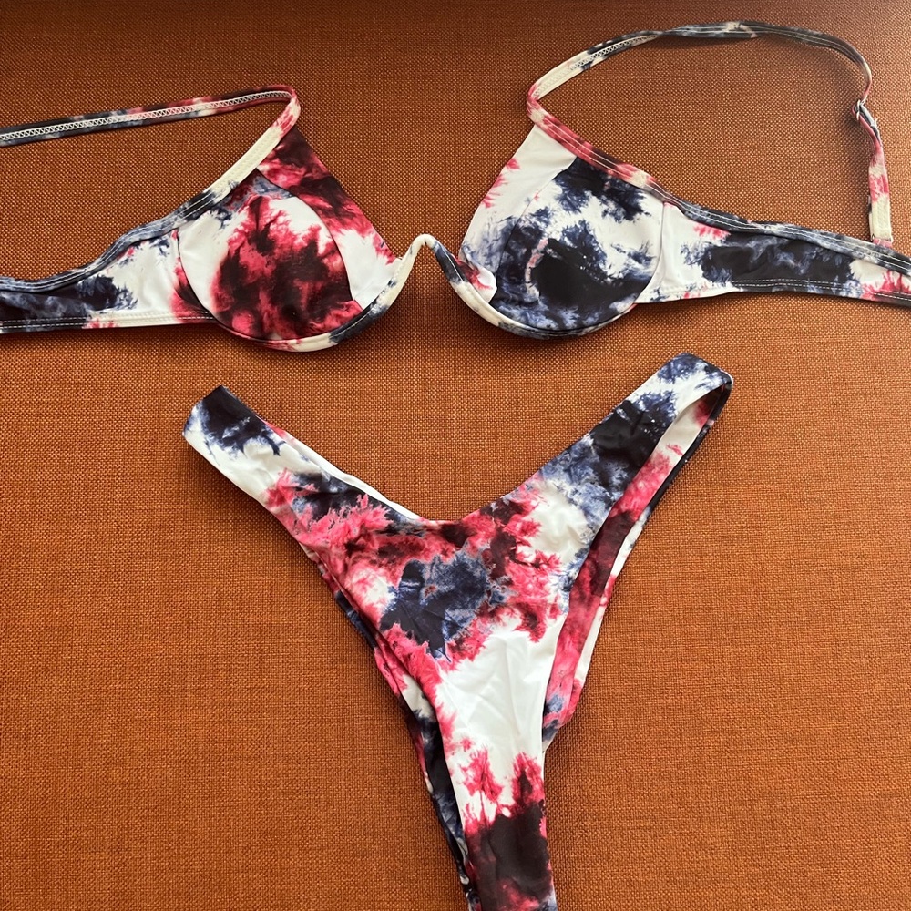 Tie-Dye Bikini Set